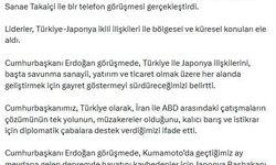 Cumhurbaşkanı Erdoğan, Japonya Başbakanı Takaiçi ile telefonla görüştü