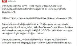 Cumhurbaşkanı Erdoğan, Kazakistan Cumhurbaşkanı Tokayev ile görüştü