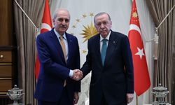 Cumhurbaşkanı Erdoğan, TBMM Başkanı Kurtulmuş'u kabul etti