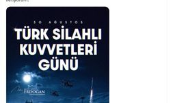 Cumhurbaşkanı Erdoğan, Türk Silahlı Kuvvetleri Günü'nü kutladı