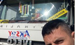 Devrilip alev alan TIR'da ölen şoför, kazadan 1 saat önce sanal medyadan canlı yayın yapmış