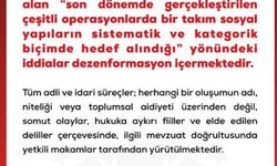 DMM'den son dönemde yapılan operasyonlara ilişkin açıklama