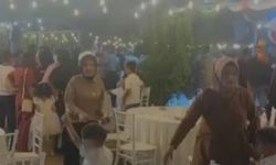 Düğünde davetliler arasındaki kavga kamerada; 6 yaralı