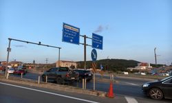 Edirne'de tatilciler sahillerden dönüşte uzun araç kuyrukları oluşturdu