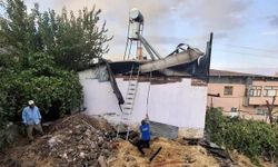 Erzincan'da köyde çıkan yangında 8 ev kullanılamaz hale geldi