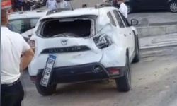 Esenler'de freni boşalan hafriyat kamyonu 7 araca çarptı