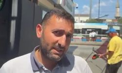 Fatih'te kaçan şüpheliyi esnaf ve temizlik görevlisinin durdurmaya çalıştığı anlar kamerada