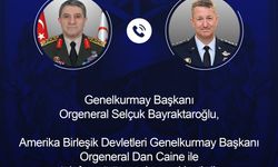 Genelkurmay Başkanı Orgeneral Bayraktaroğlu, ABD'li mevkidaşı Caine ile görüştü