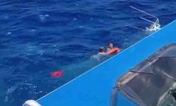 Girne'de alabora olan gemideki çocuğu kurtardığı anları anlattı