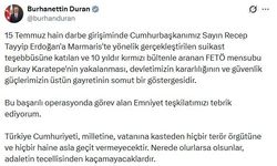 İletişim Başkanı Duran: Türkiye Cumhuriyeti, hiçbir haine geçit vermeyecektir