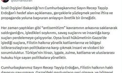 İletişim Başkanı Duran'dan, İsrail'in Cumhurbaşkanı Erdoğan'ı hedef alan açıklamasına tepki