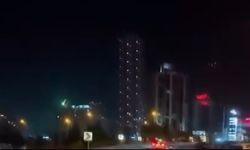 İstanbul'da gök taşının düşme anı kamerada