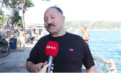 İstanbul'da sıcaktan bunalanlar Bebek Sahili'nde serinledi