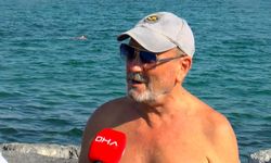 İstanbul'da sıcaktan bunalanlar Sarayburnu Sahili'nde serinledi