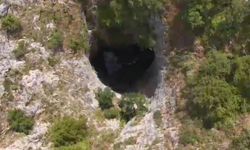Kadı Harmanı Kokurdanı dronla görüntülendi