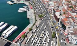 Kadıköy Rıhtım'daki otobüs peronları Uzunçayır'a taşınıyor / Havadan görüntülerle