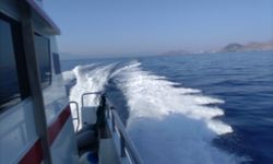 Leros'ta rahatsızlanan Türk genci deniz ambulansıyla Bodrum'a getirildi