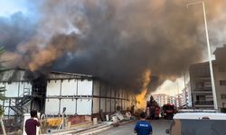 Malatya'da şantiyede işçilerin kaldığı konteynerde yangın - 1