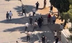 Mardin'de tekmeli ve yumruklu borç kavgası kamerada