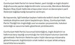 Menderes Belediye Başkanı Çiçek, CHP'den kesin ihraç talebiyle disipline sevk edildi
