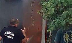 Mersin'de ailesiyle tartışıp, evini yakan şüpheli gözaltında