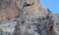 Niğde'de tırmanış sırasında düşen İngiliz dağcı, helikopter ile kurtarıldı