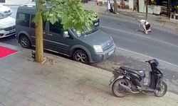 Otomobilin çarptığı yaya metrelerce savruldu; o anlar kamerada