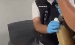 Protez bacağından 830 gram metamfetamin çıktı