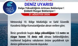 Samsun'da bugün 'denize girmeyin' uyarısı