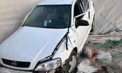 Seraya uçan otomobilin sürücüsü ile eşi öldü