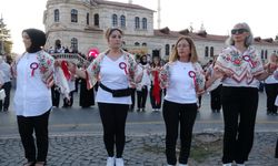 Sivas'ta kent meydanında 1058 kadın aynı anda halay çekti