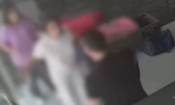 Spor salonunda kadına şiddet kamerada