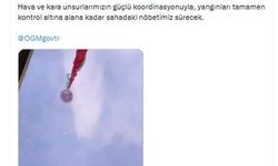 Susurluk'taki orman yangını 2'nci gününde