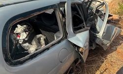 Takla atan otomobildeki çift öldü