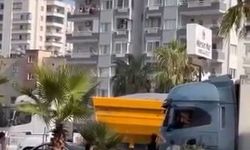 Tartıştığı sürücünün otomobiline TIR ile çarptı