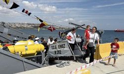 'TCG Enez' gemisi, Tekirdağ'da ziyarete açıldı