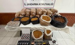 Uşak'ta jandarmadan uyuşturucu ve kaçak tütün operasyonu