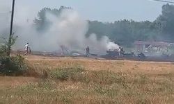 Yalova'da F16 uçağı kaza kırıma uğradı, pilot kurtuldu