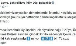Yeşilköy Balıkçı Barınağı'ndan denize atık su deşarj eden İSKİ'ye 1,6 milyon TL ceza