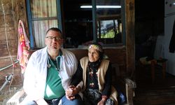 109 yaşındaki Sabriye Gündoğdu'ya yayla evinde muayene