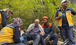 2 gündür haber alınamayan çift ormanda mahsur kalmış