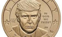 ABD'de Trump portreli 1 dolarlık madeni para basıldı