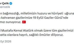 AK Parti'li Çelik'ten 'Gaziler Günü' mesajı