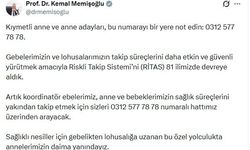 Anne adayları için 'Riskli Takip Sistemi' 81 ilde devrede