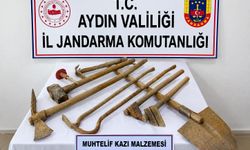 Aydın'da çilek bahçesinde kaçak kazıya suçüstü: 6 gözaltı