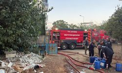 Aydın'da odun deposunda yangın