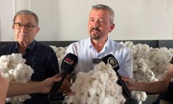 Aydın'da sezonun ilk pamuğu 100 TL'den sembolik olarak alındı