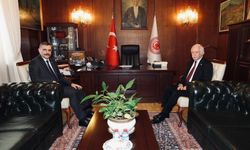 Bakan Çiftçi, TBMM Başkanı Kurtulmuş'u ziyaret etti
