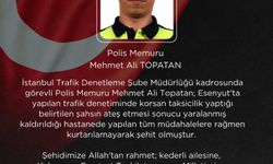Bakan Çiftçi'den, şehit olan polis memuru için taziye mesajı