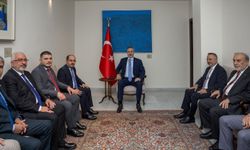 Bakan Fidan, Suriye Türkmen Meclisi Başkanı Mustafa ve beraberindeki heyet ile görüştü
